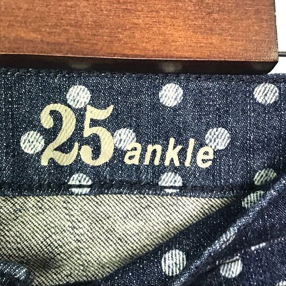 J Crew Women’s Toothpick Polka Dot Jeans Size 25 - Picture 5 of 8